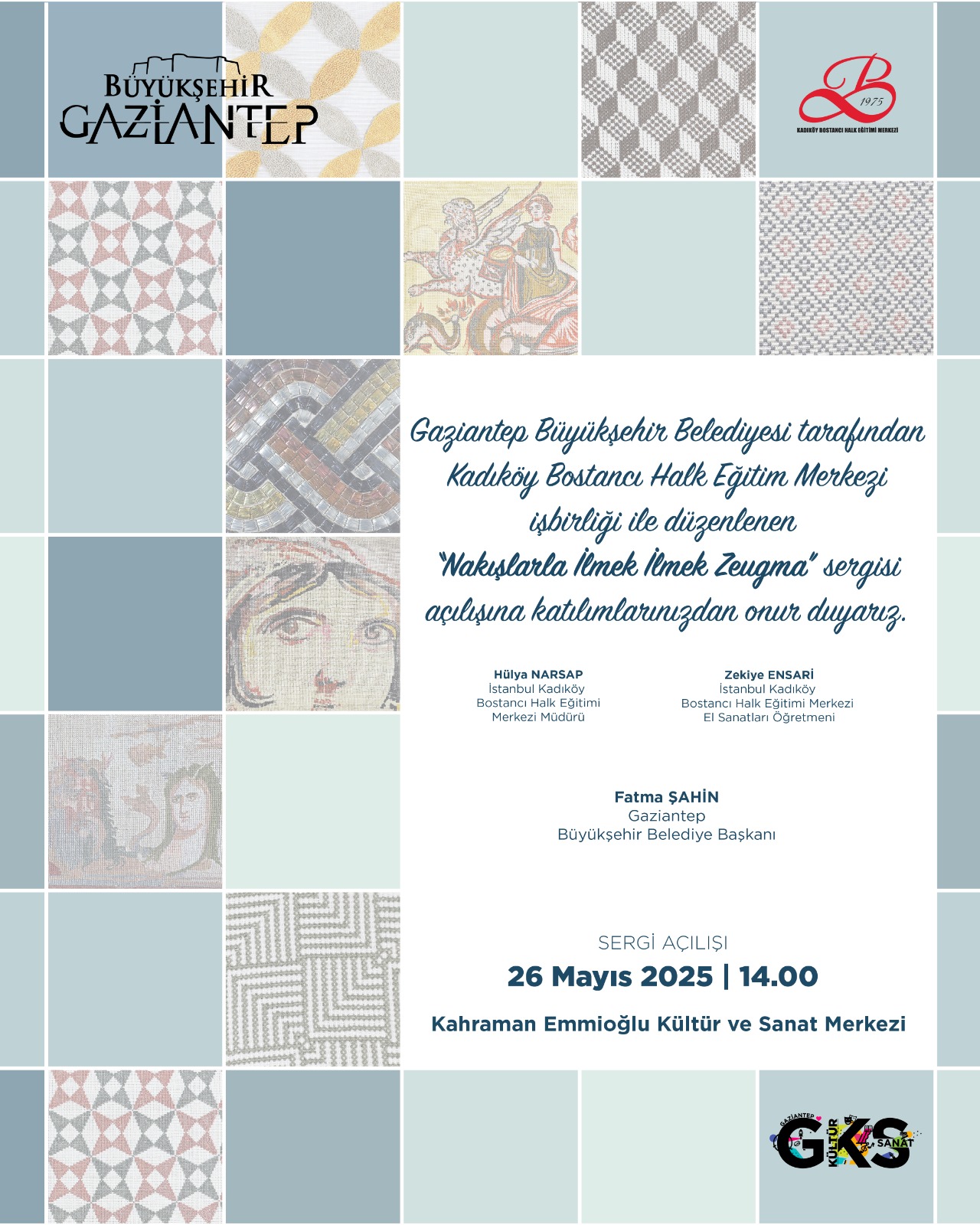 ''Nakışlarla İlmek İlmek Zeugma'' Sergisi Açılıyor