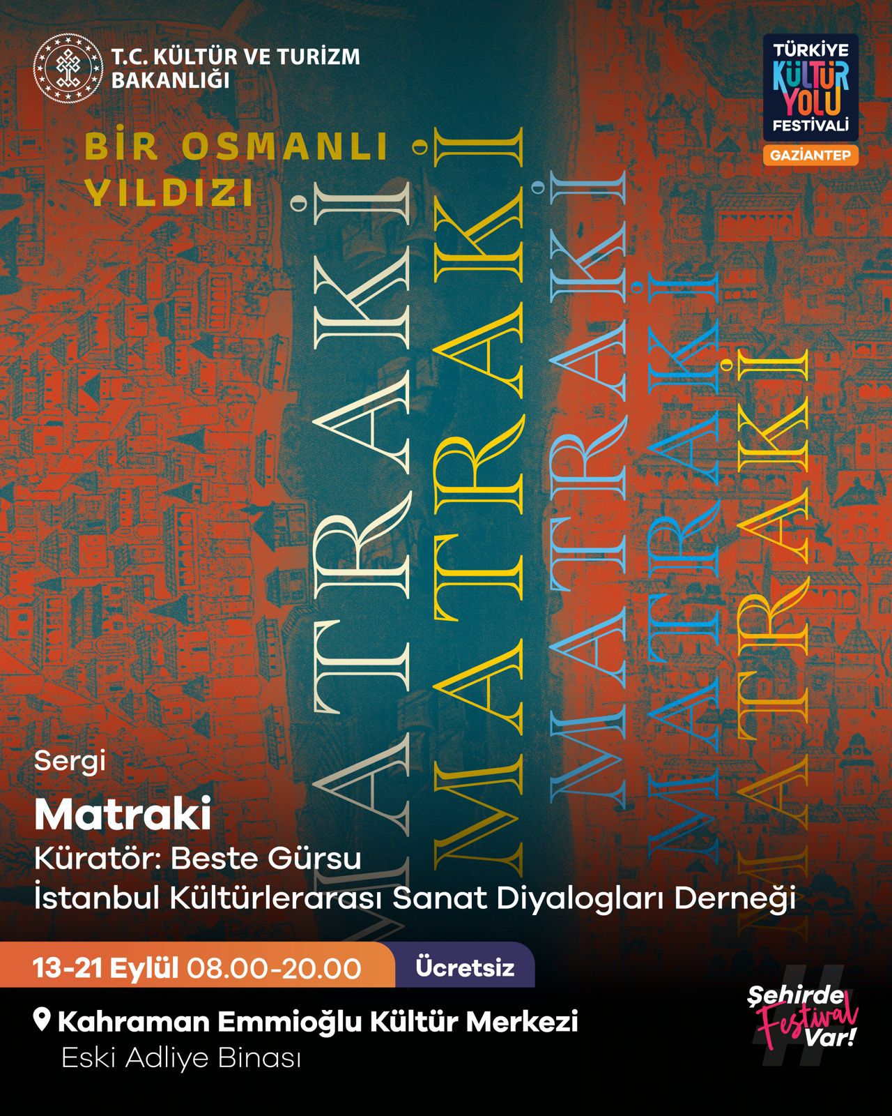 Gastroantep Kültür Yolu Festivali - Matraki Sergisi