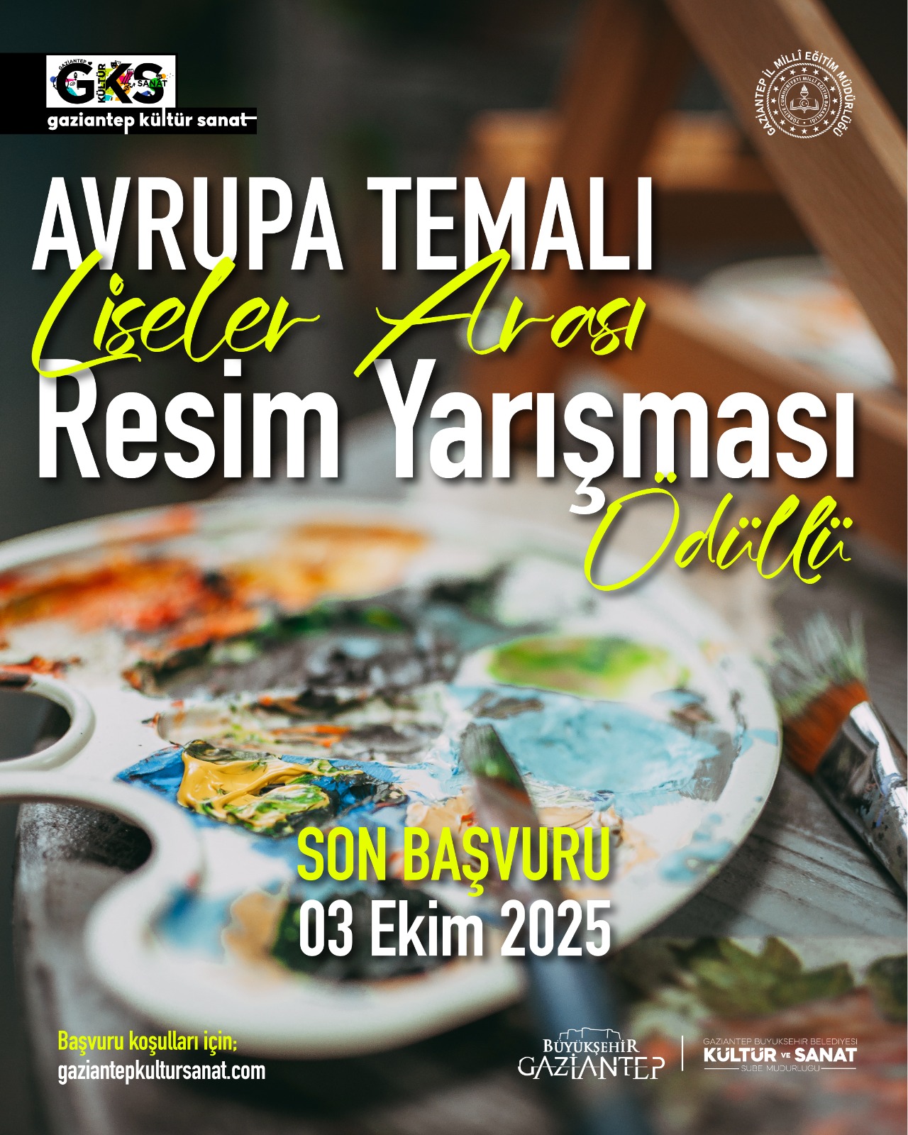 Avrupa Temalı Ödüllü Liseler Arası Resim Yarışması Başlıyor!
