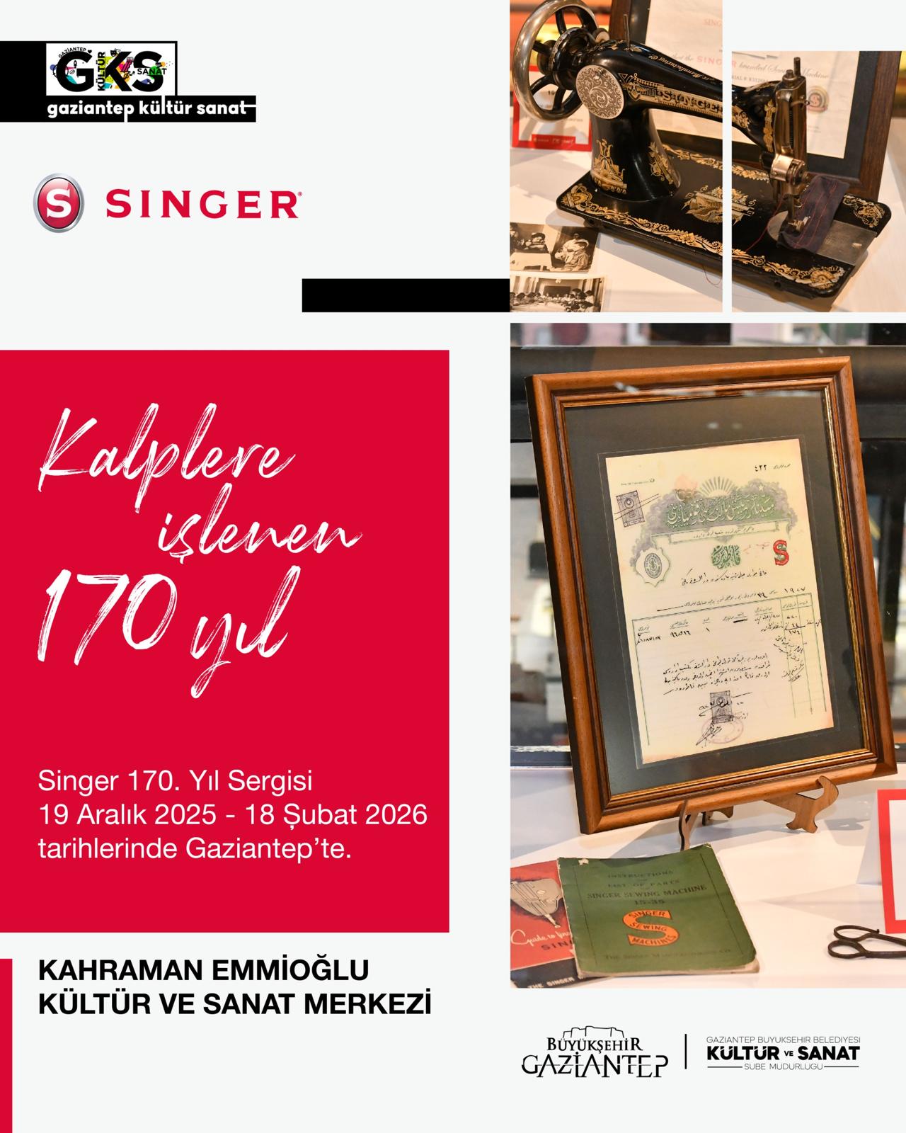 “Singer Türkiye 170. Yıl'' Sergisi