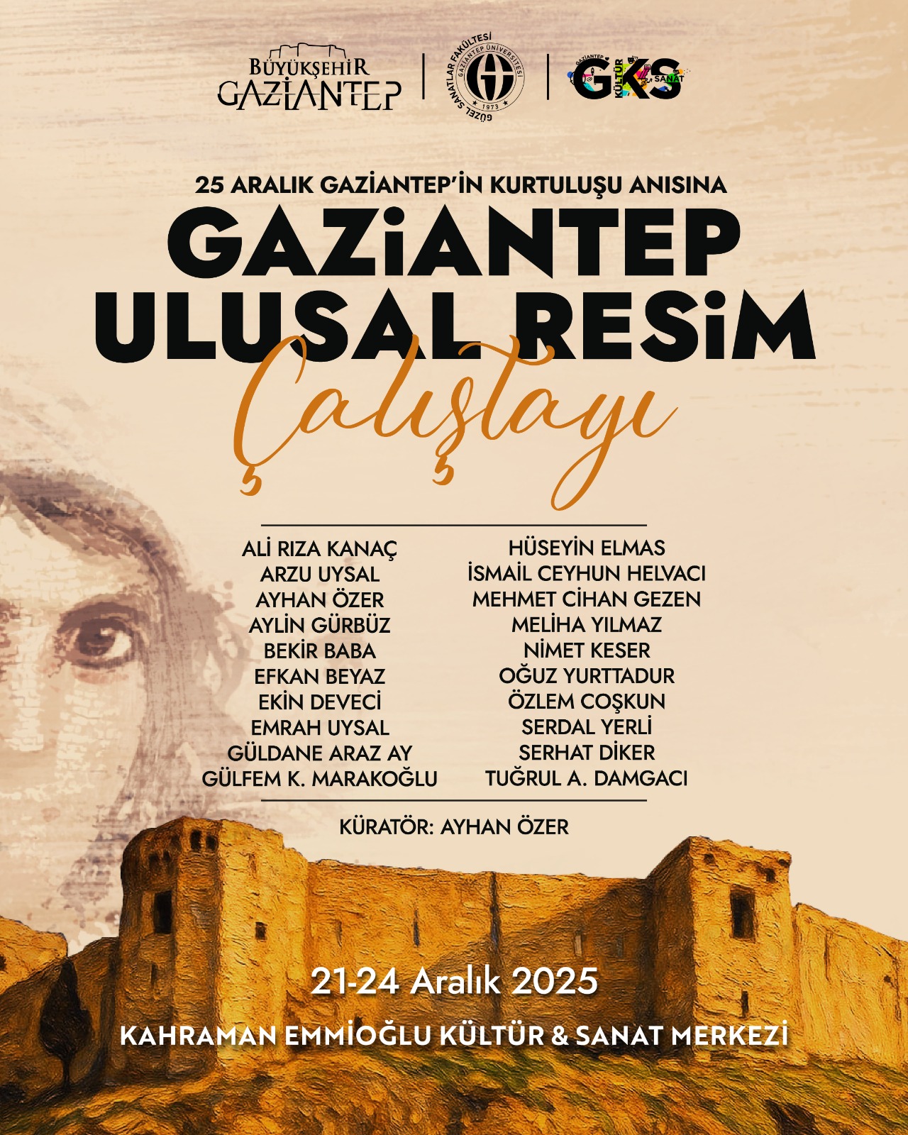 GAZİANTEP ULUSAL RESİM ÇALIŞTAYI VE SERGİSİ
