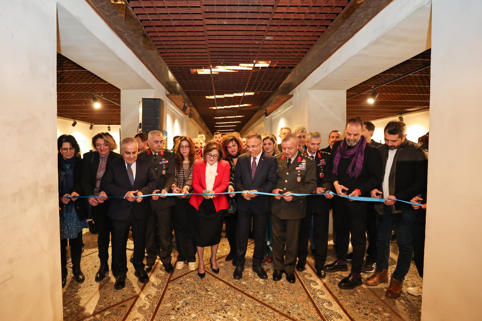 25 Aralık Kurtuluş Günü’nün 104. Yılında Ulusal Resim Çalıştayı Sergisi Açıldı