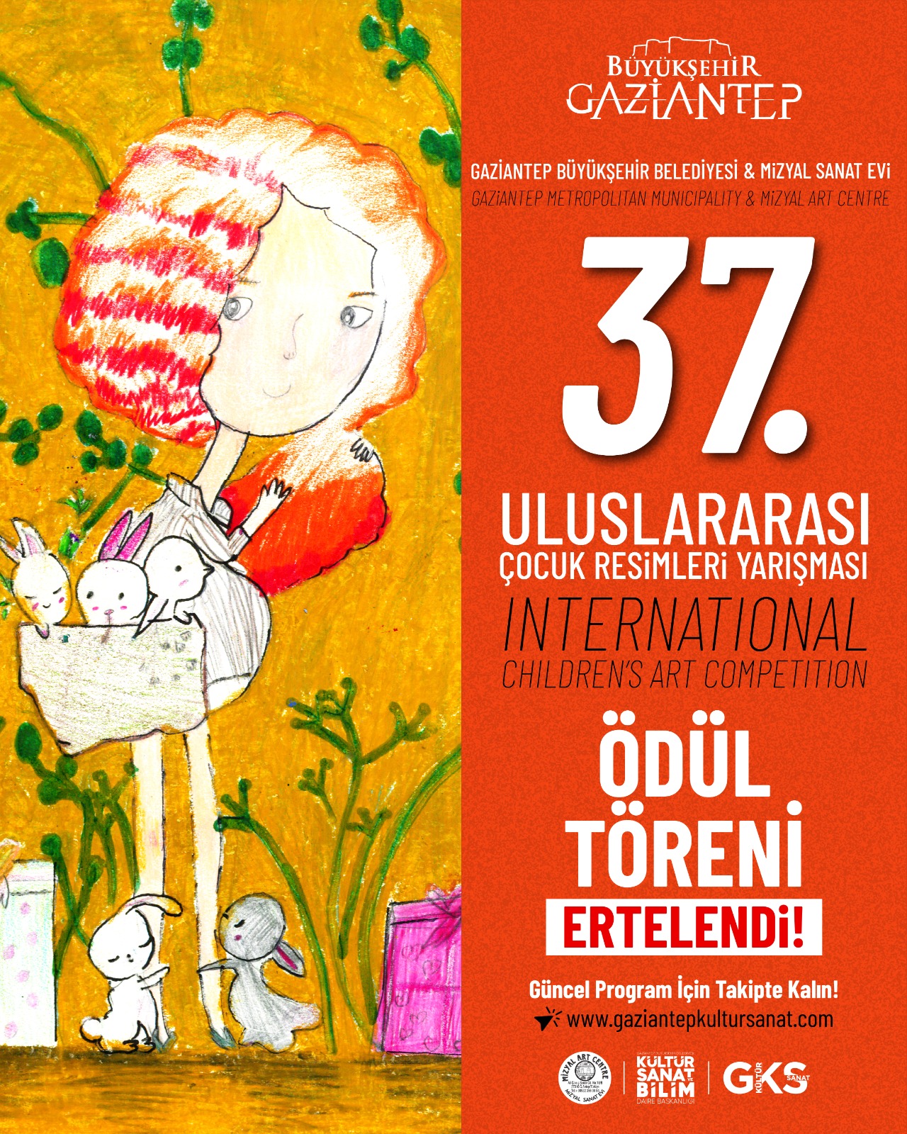 37. Uluslararası Çocuk Resimleri Yarışması Ödül Töreni İleri Bir Tarihe Ertelendi