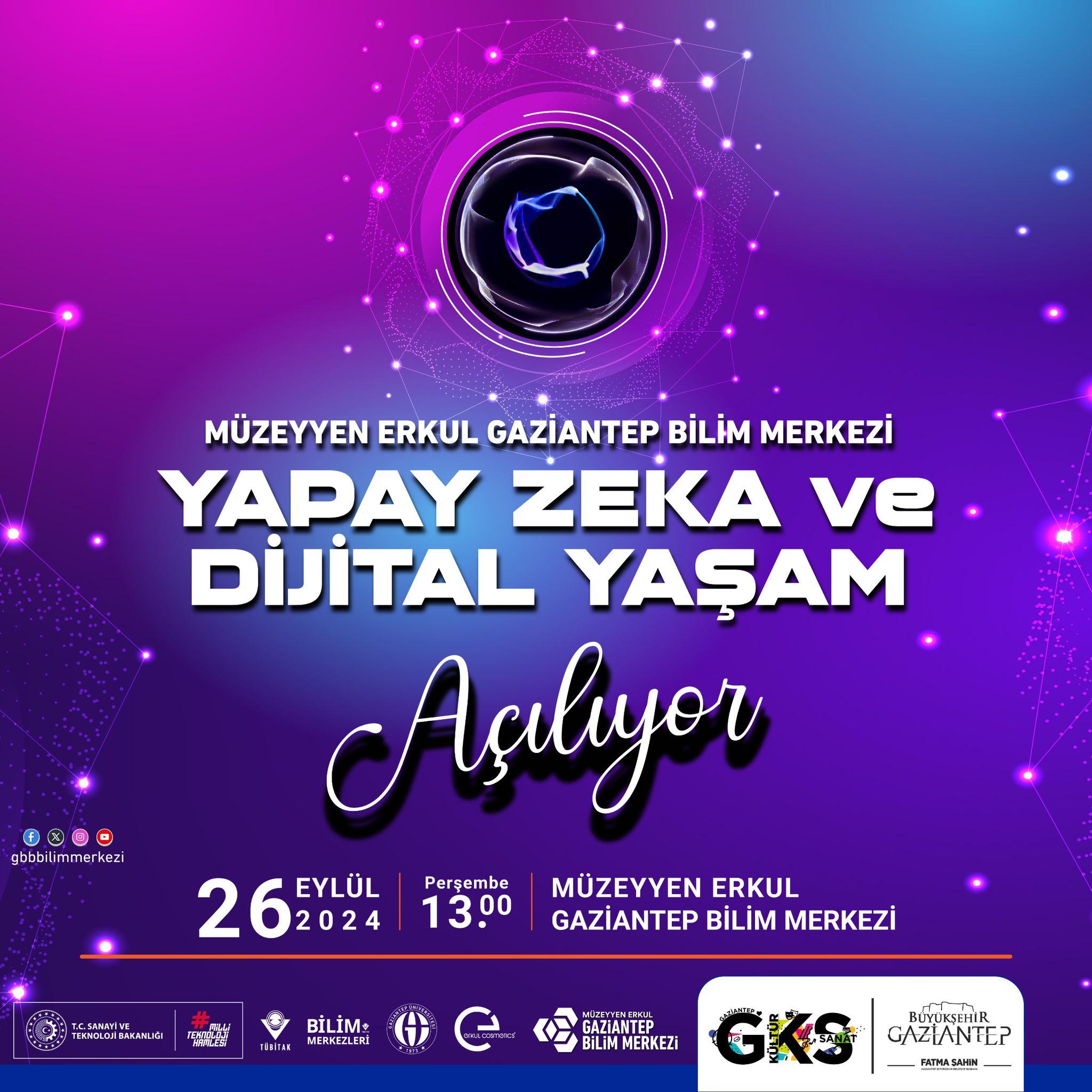 Yapay Zeka ve Dijital Yaşam Sergi Alanı Açılışı