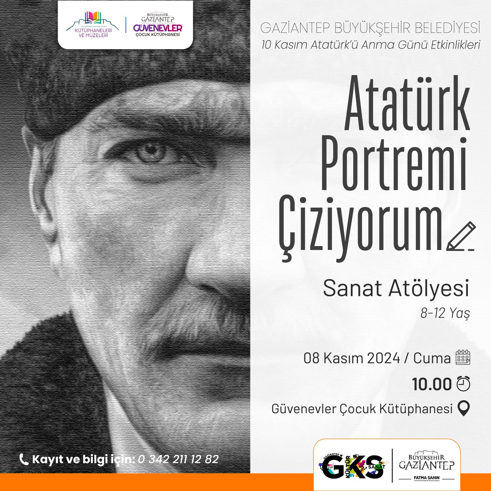 ATATÜRK Portremi Çiziyorum 
