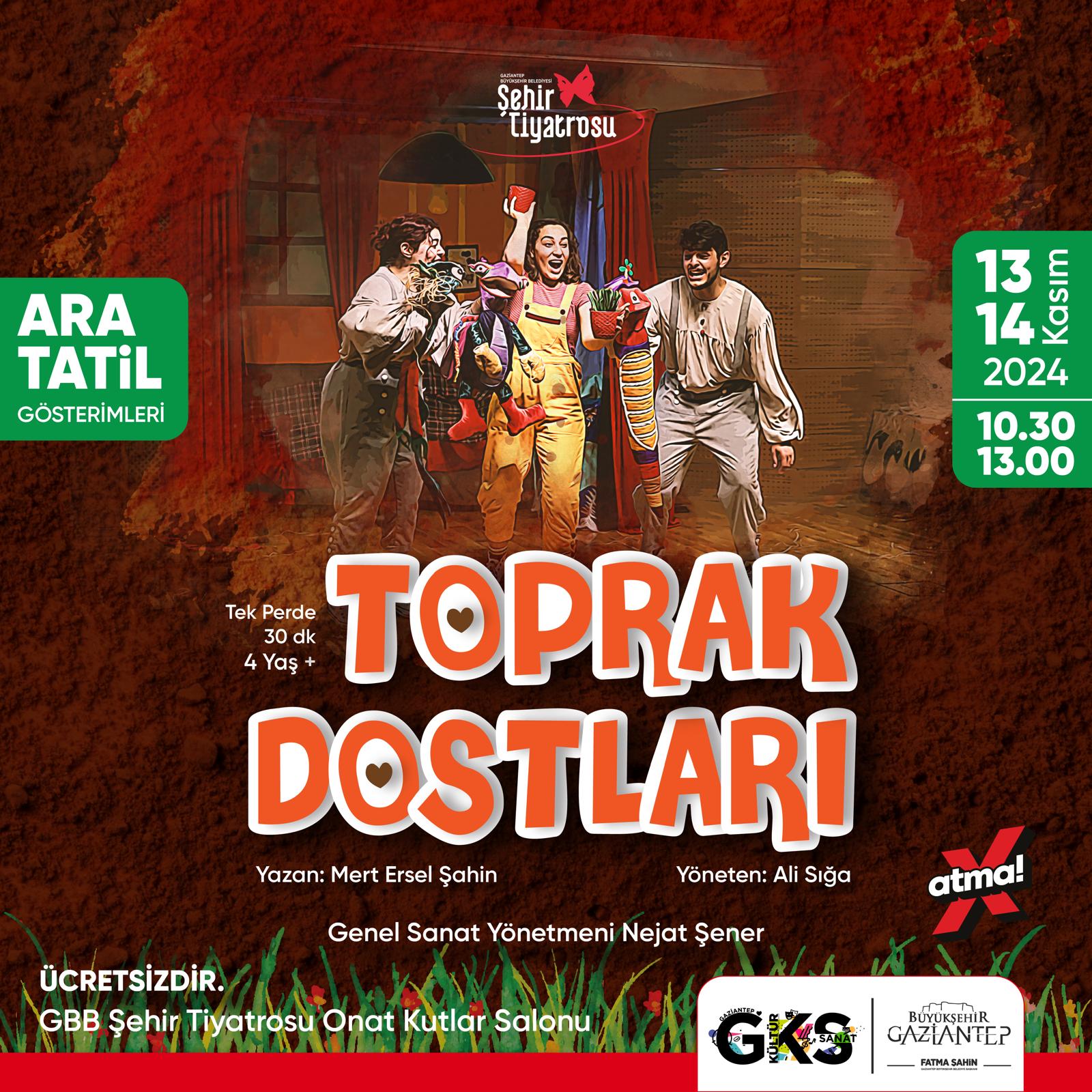 Gaziantep Şehir Tiyatrosu Ara Tatil Gösterimleri 