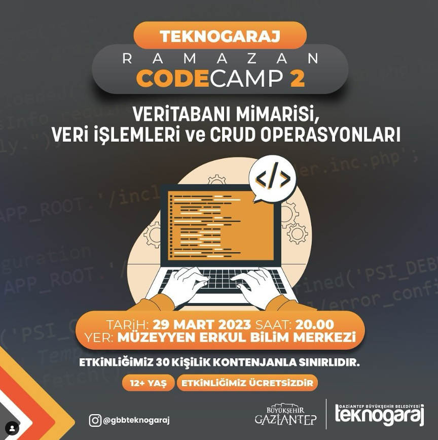 TeknoGaraj Ramazan CodeCamp Eğitimi