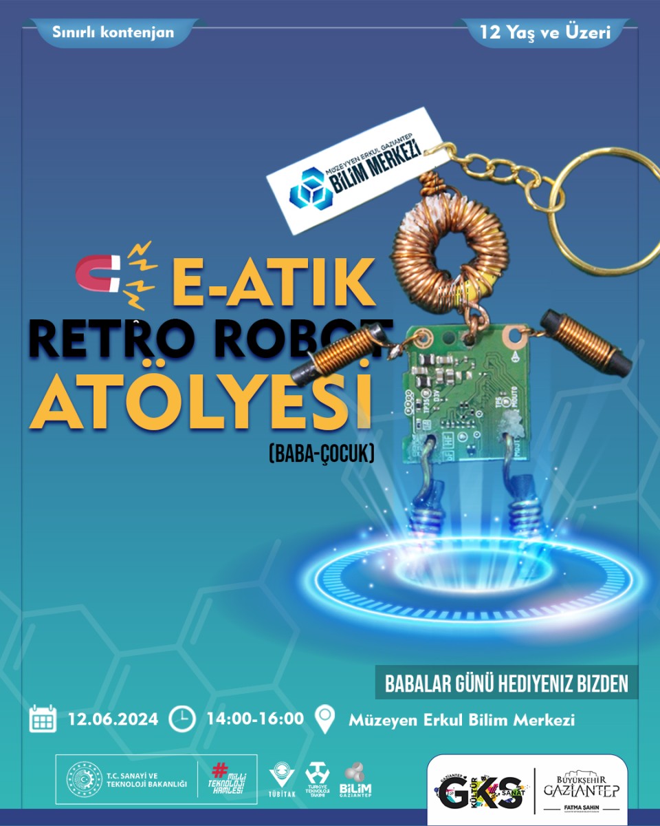 E Atık Retro Robot