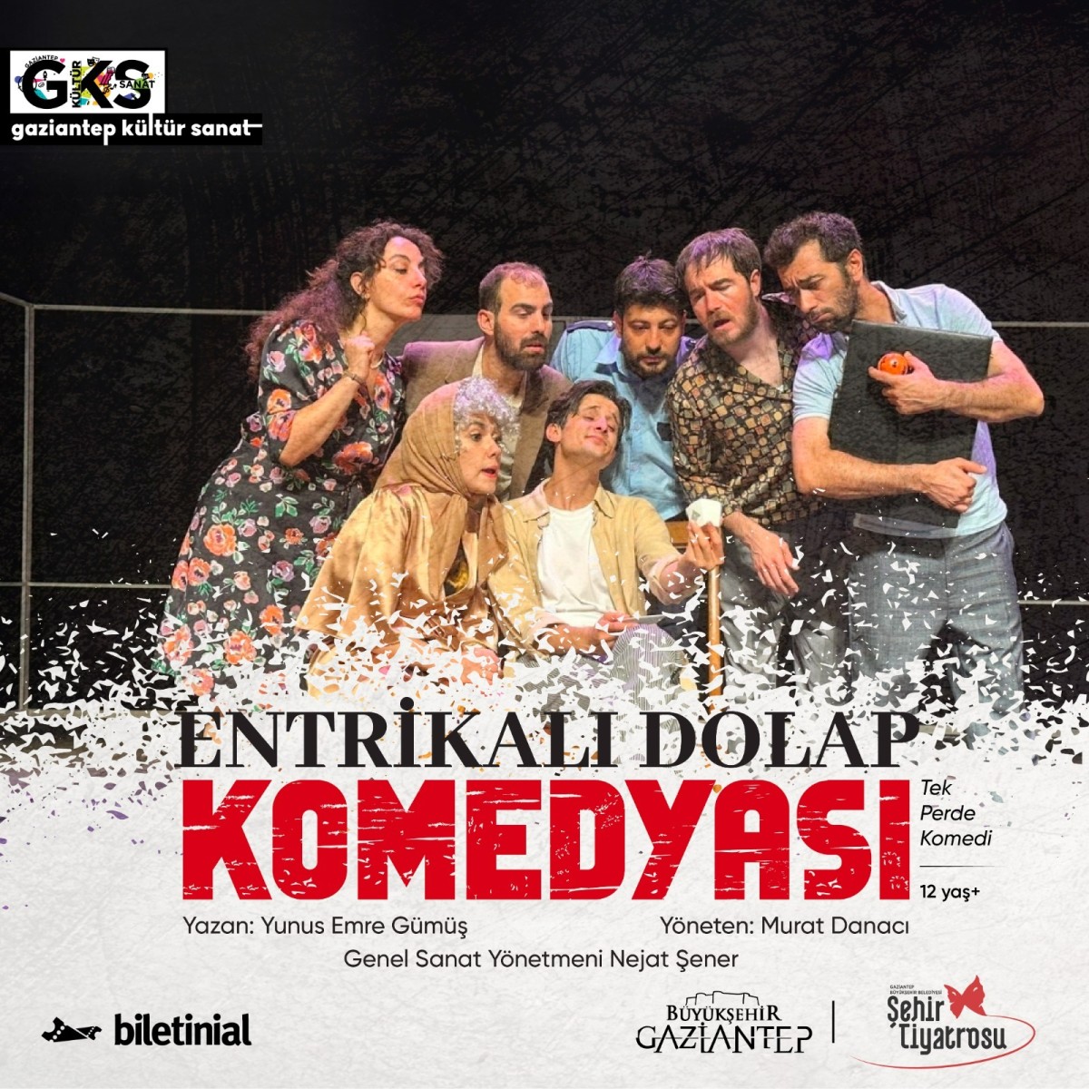 GBB Şehir Tiyatrosu “Entrikalı Dolap Komedyası” Oyun Gösterimi 