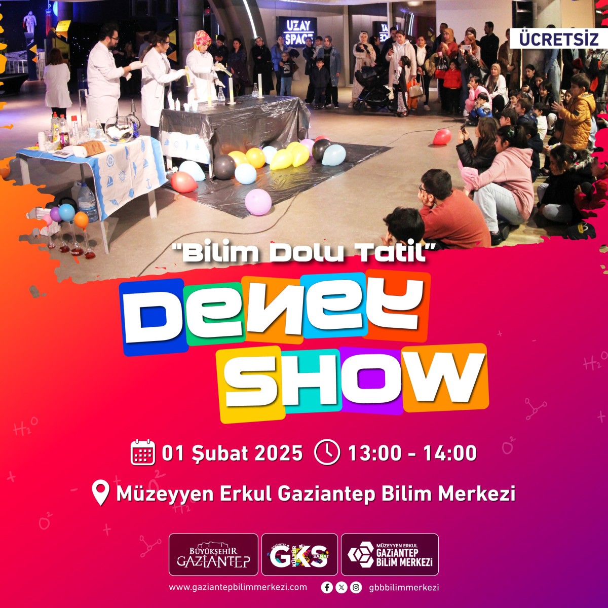 Bilim ve Eğlence Deney Show’da Buluşuyor!