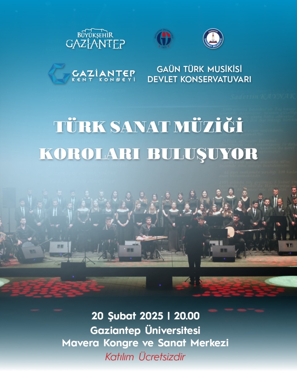 "Türk Sanat Müziği Koroları Buluşuyor" Konseri