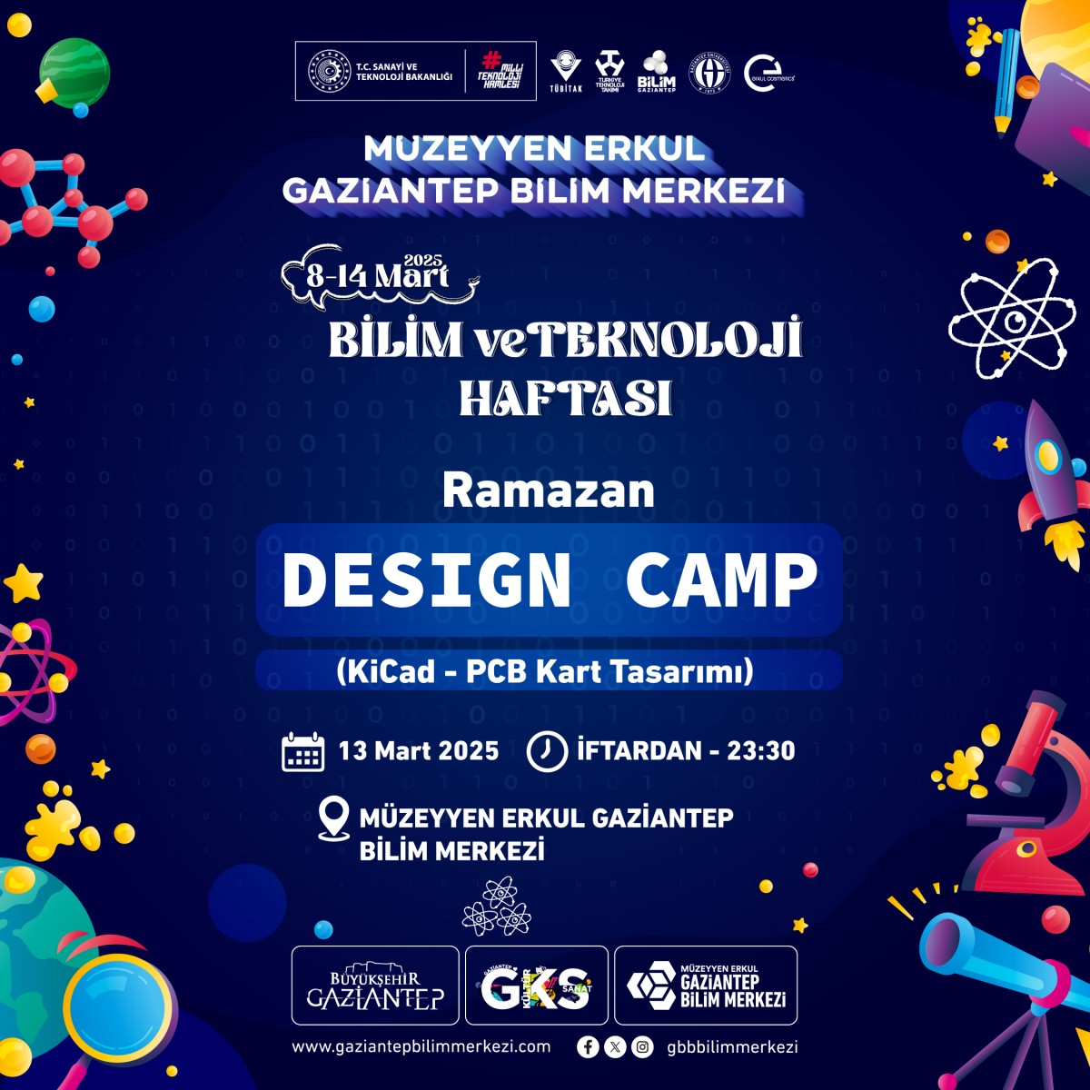 Bilim ve Teknoloji Haftası Design Camp (KiCad - PCB Kart Tasarımı)