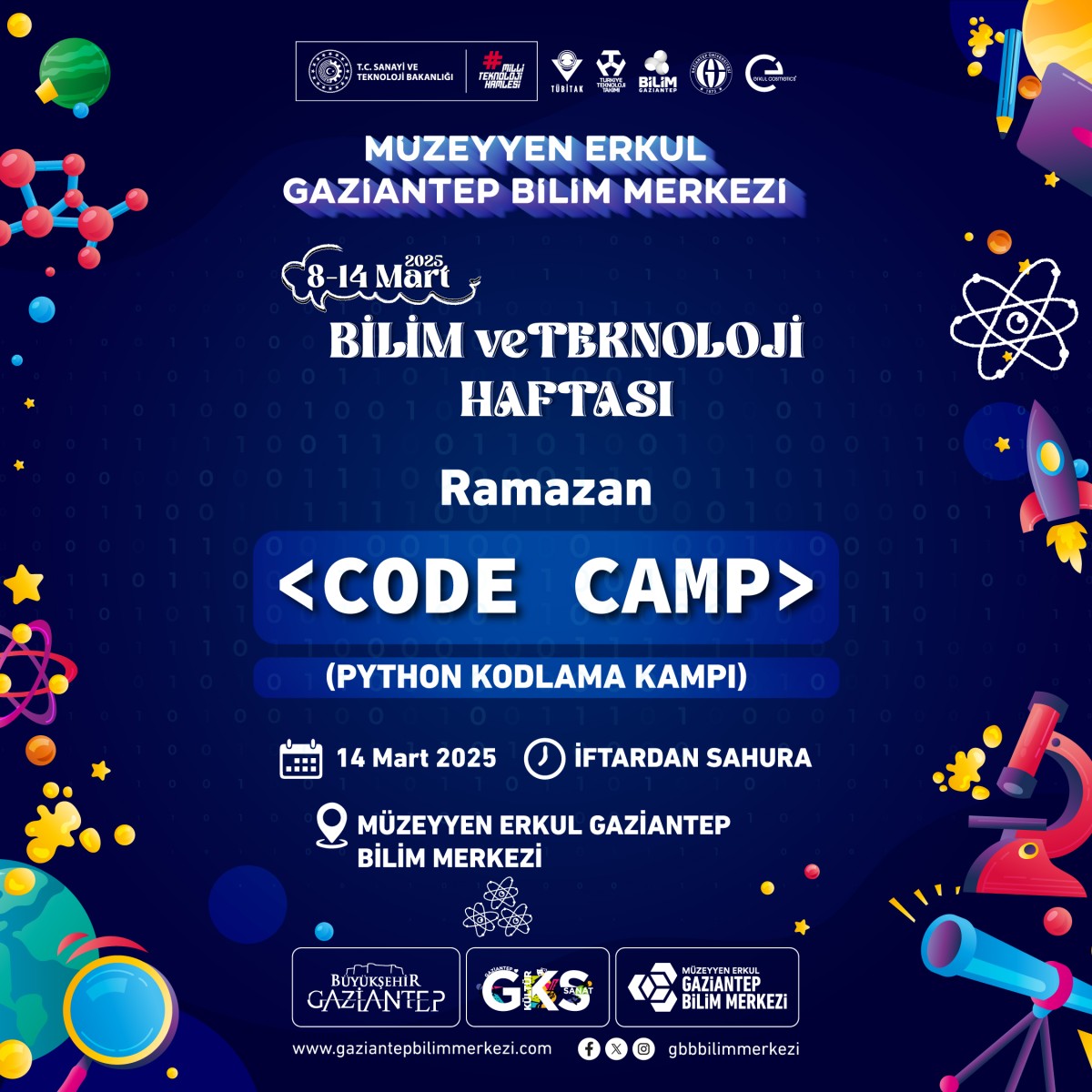 GKS - Bilim ve Teknoloji Haftası Code Camp (Phyton Kodlama Kampı)