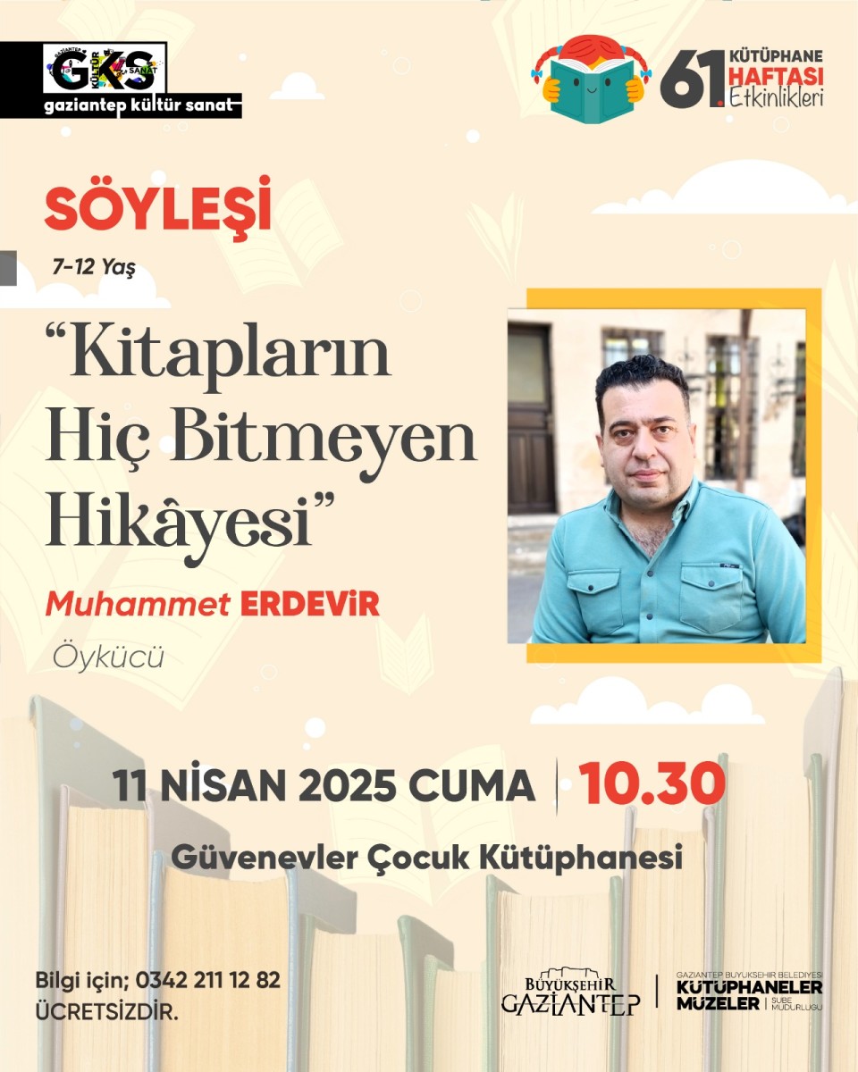 61. Kütüphane Haftası Özel ''Kitapların Hiç Bitmeyen Hikâyesi'' 