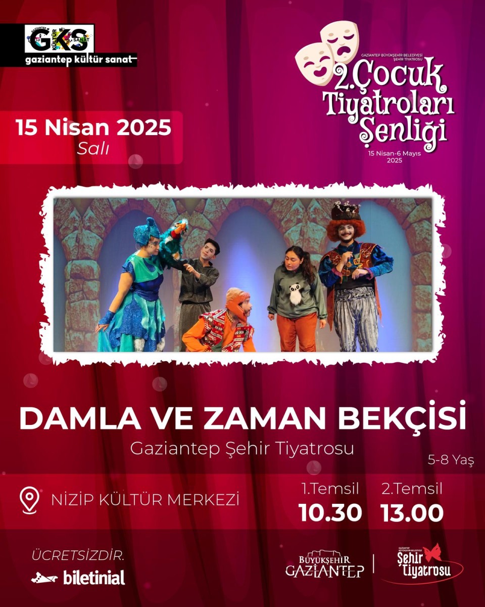 Damla ve Zaman Bekçisi Tiyatro Gösterimi