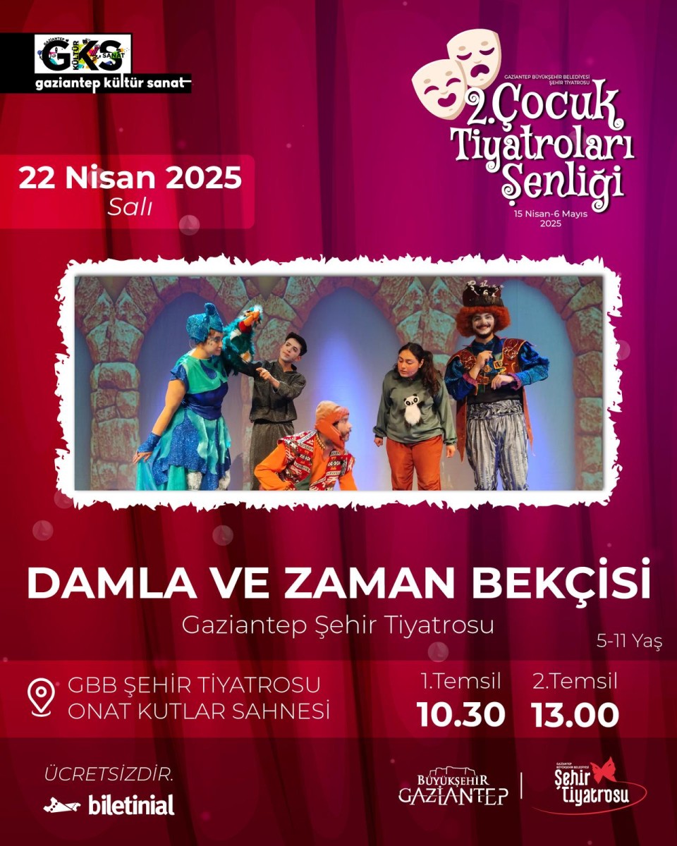  Damla ve Zaman Bekçisi Tiyatro Gösterimi