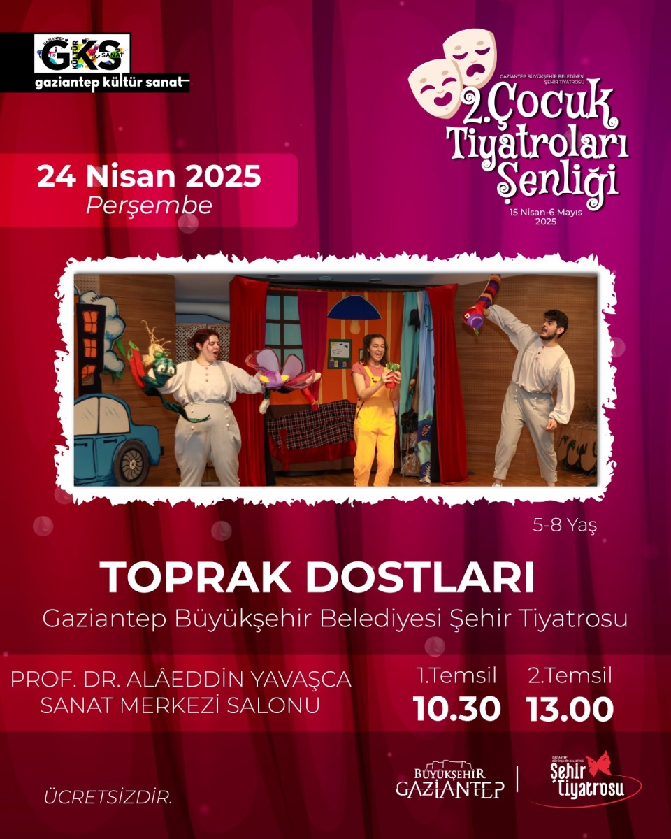 GBB Şehir Tiyatrosu “Toprak Dostları” Oyun Gösterimi 