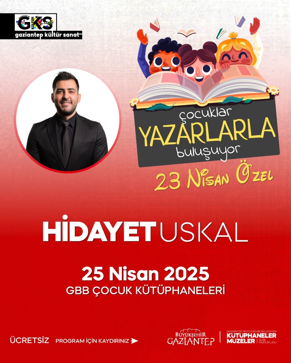 GKS - HİDAYET USKAL İLE ÇOCUKLAR YAZARLARLA BULUŞUYOR