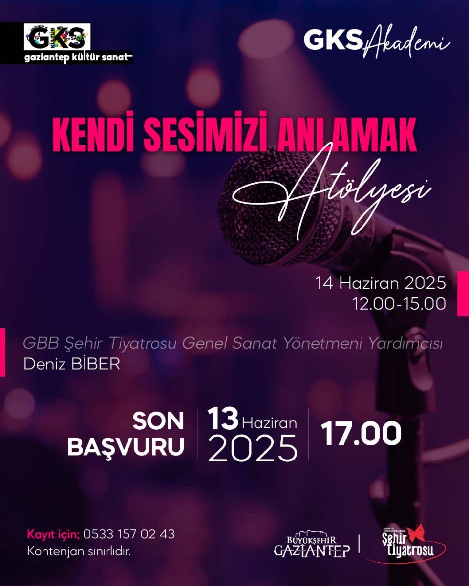 Kendi Sesimizi Anlamak  Atölyesi.