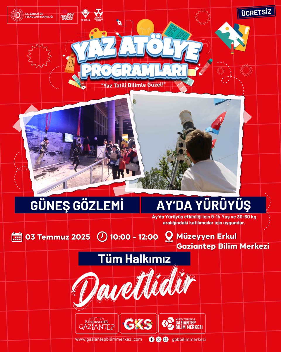GKS - Güneş Gözlemi ve Ay Yürüyüşü Etkinliği