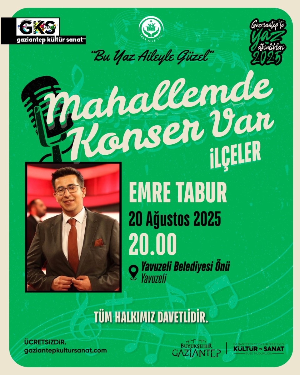 Mahallemde Konser Var / İlçeler: Emre Tabur