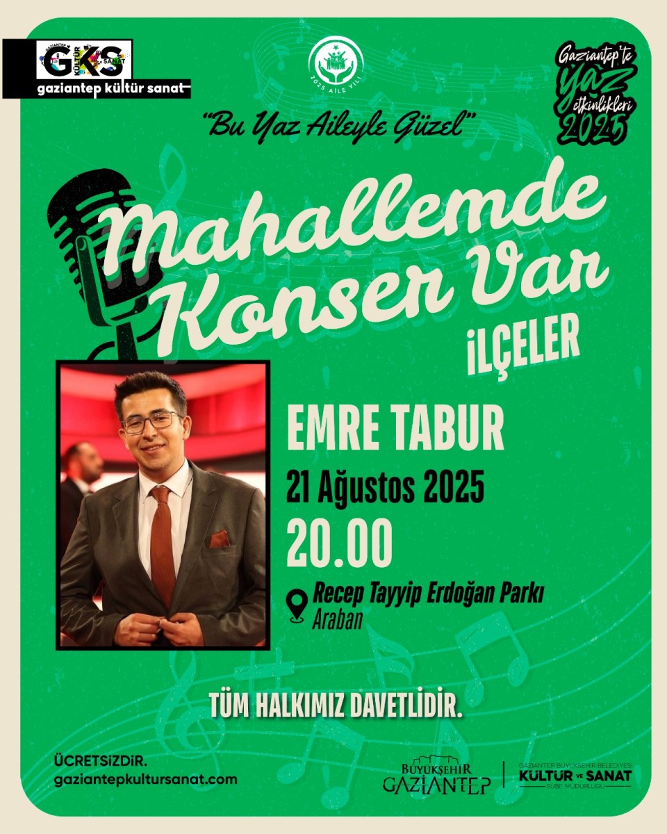 Mahallemde Konser Var / İlçeler: Emre Tabur