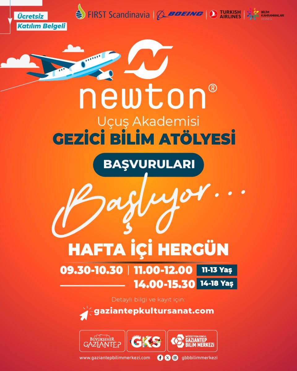 Newton Uçuş Akademisi Gezici Bilim Atölyesi