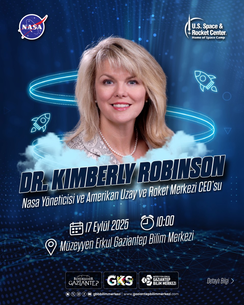 Dr. Kimberly Robinson Müzeyyen Erkul Bilim Merkezi'nde!
