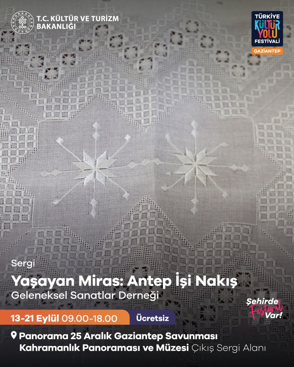 Yaşayan Miras:Antep İşi Nakış Sergisi