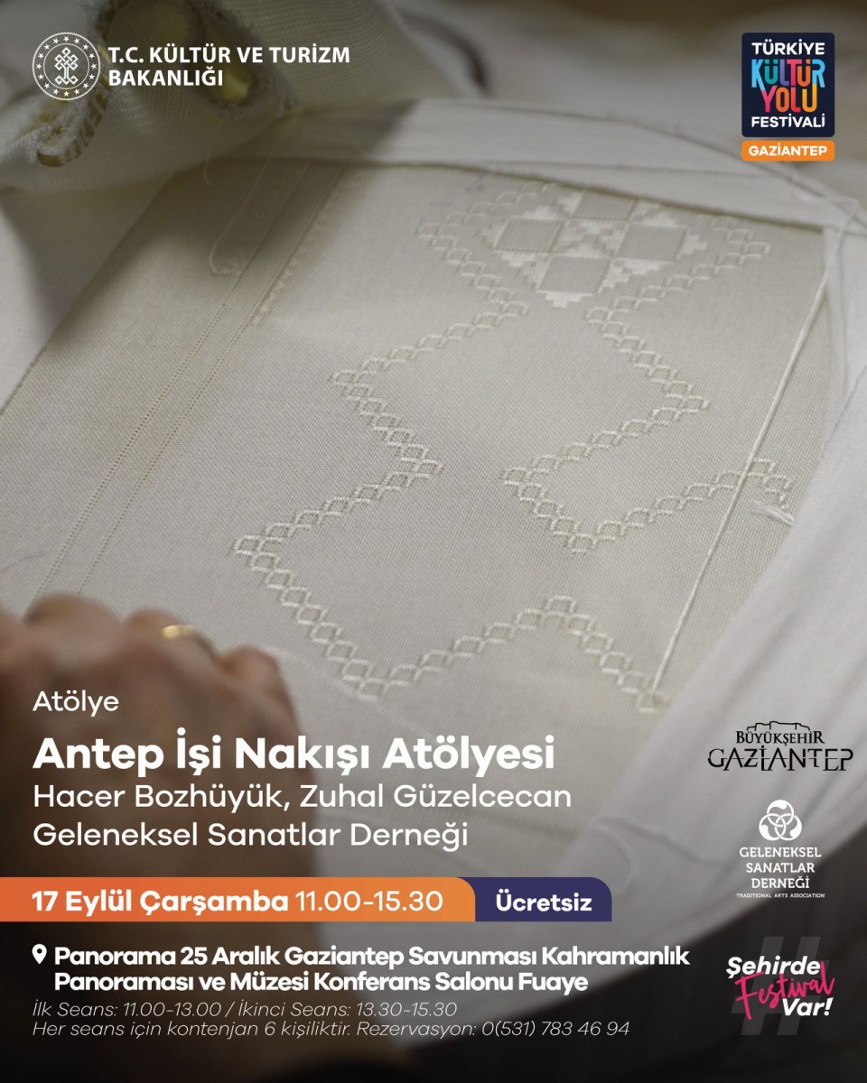 Antep İşi Nakışı Atölyesi