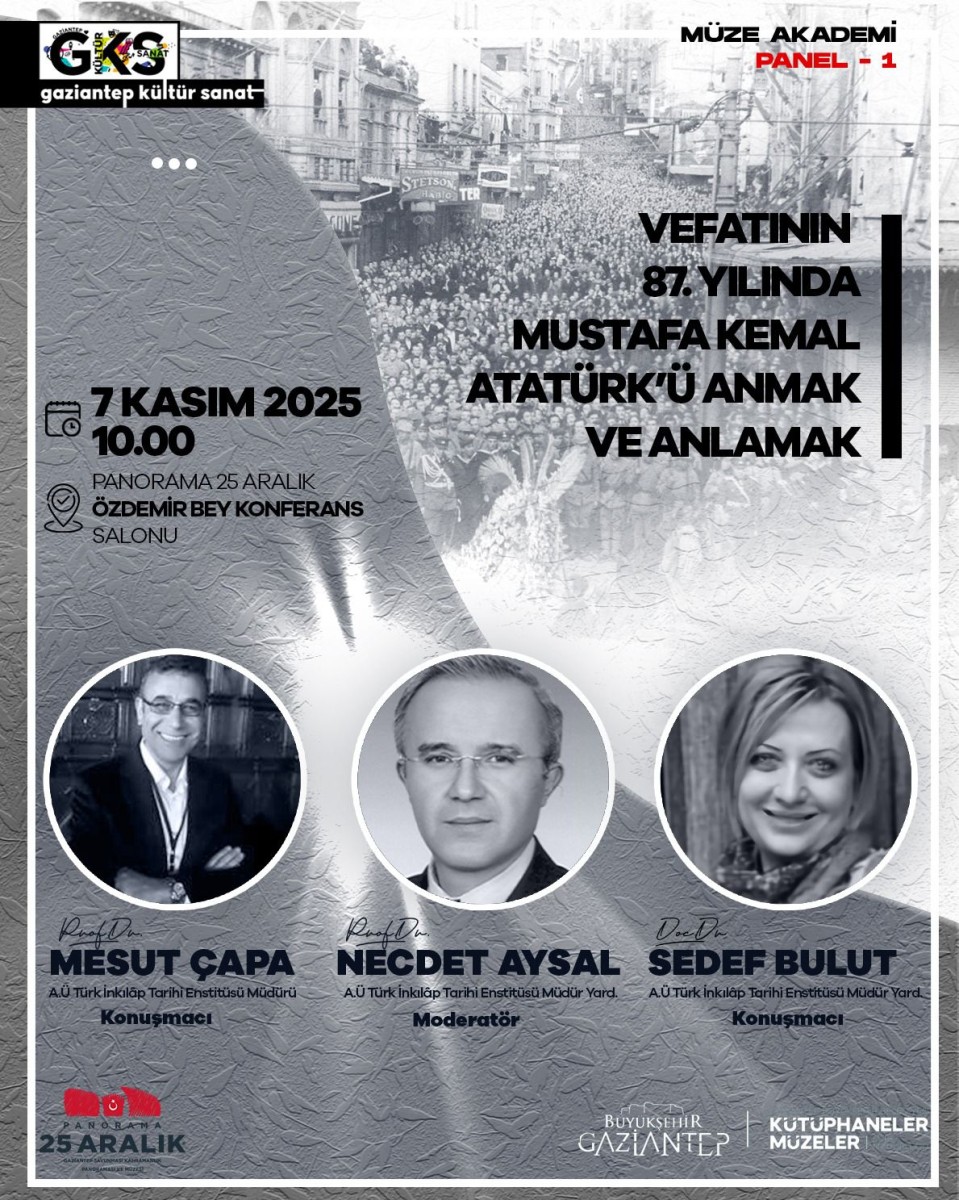 “Müze Akademi Panel - 1” “Mustafa Kemal Atatürk’ü Anmak ve Anlamak”