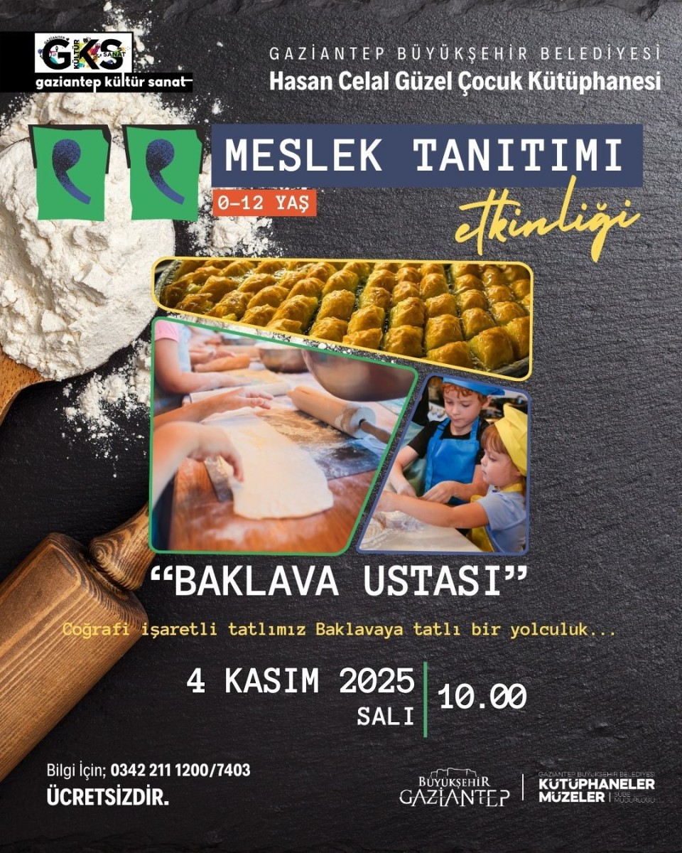 Meslek Tanıtımı Etkinliği "Baklava Ustası"