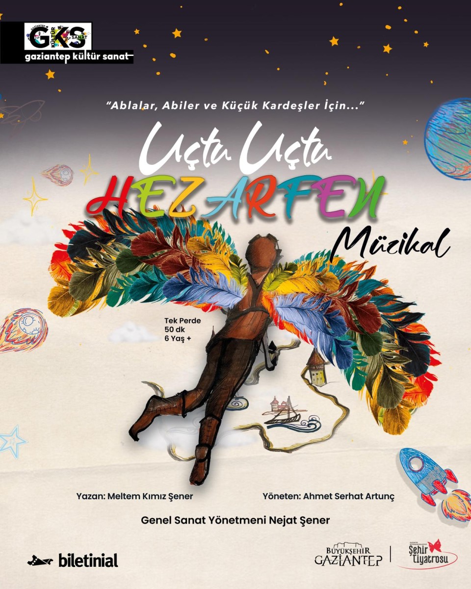 GBB Şehir Tiyatrosu 'Uçtu Uçtu Hezarfen ' Oyunu Gösterimi.