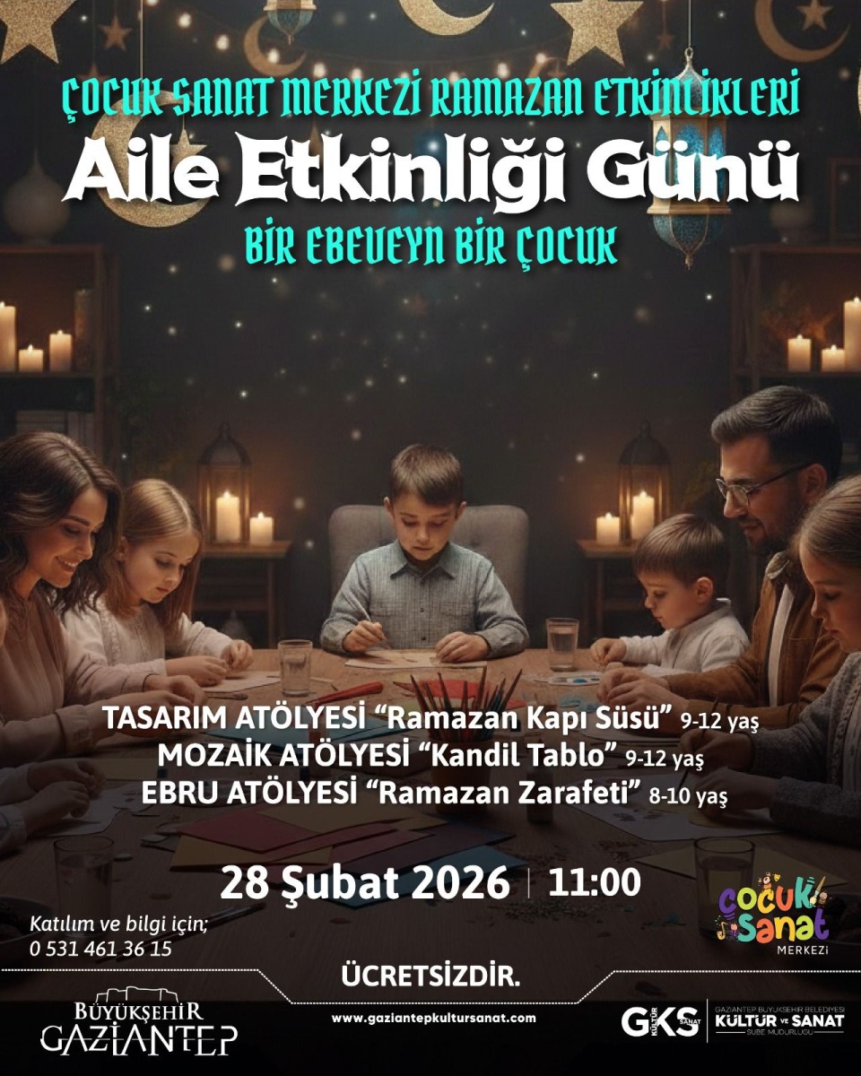 ÇOCUK SANAT MERKEZİ RAMAZAN ETKİNLİKLERİ