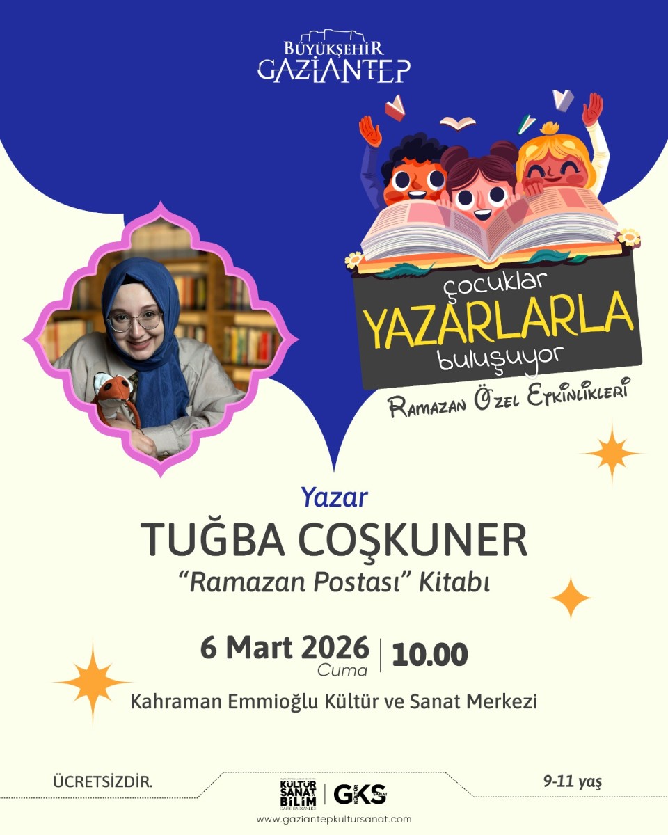 Tuğba COŞKUNER İle Çocuklar Yazarlarla Buluşuyor Etkinliği Düzenleniyor 