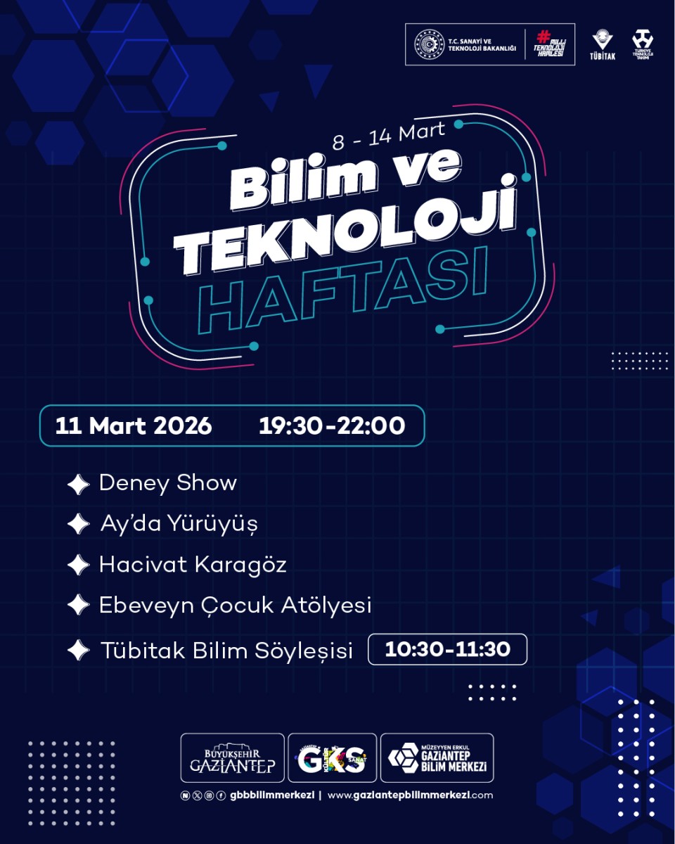GKS - 8-14 Mart Bilim ve Teknoloji Haftası Etkinlikleri