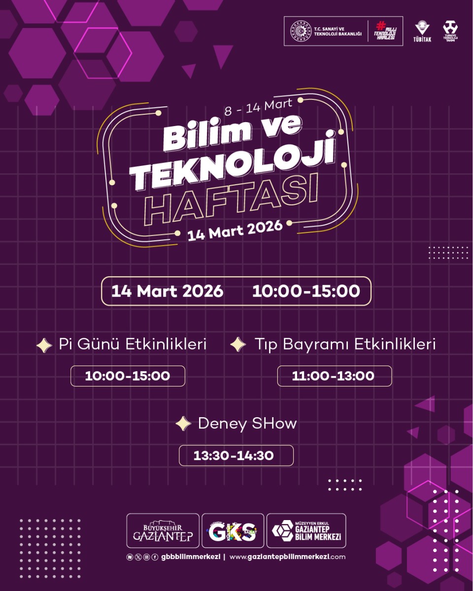 GKS - 8-14 Mart Bilim ve Teknoloji Haftası Etkinlikleri