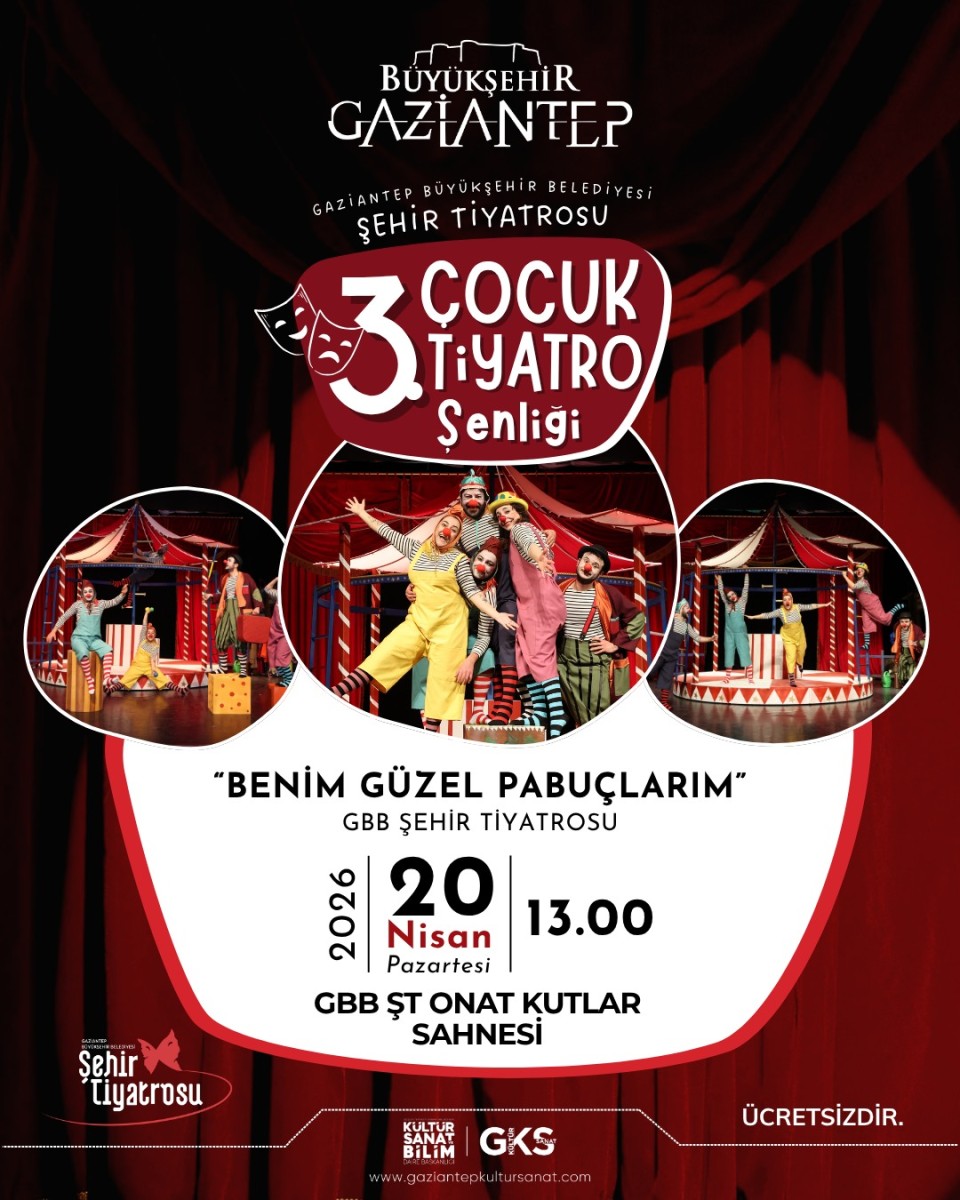 GBB Şehir Tiyatrosu 'Benim Güzel Papuçlarım ' Oyunu Gösterimi.