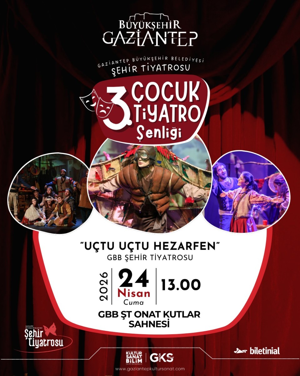 GBB Şehir Tiyatrosu 'Uçtu Uçtu Hezarfen ' Oyunu Gösterimi.