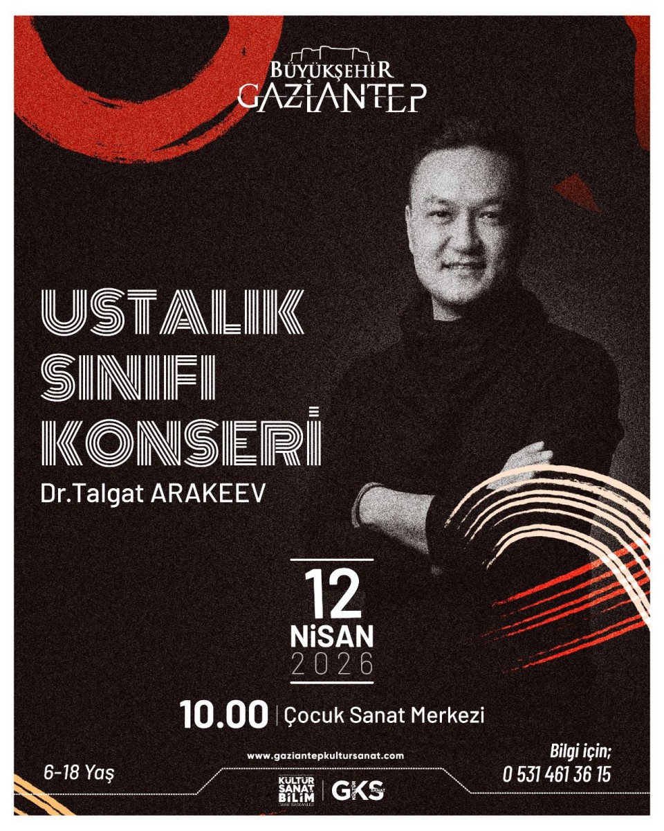 ÇOCUK SANAT MERKEZİ "TALGAT ARAKEEV" İLE USTALIK SINIFI KONSERİ