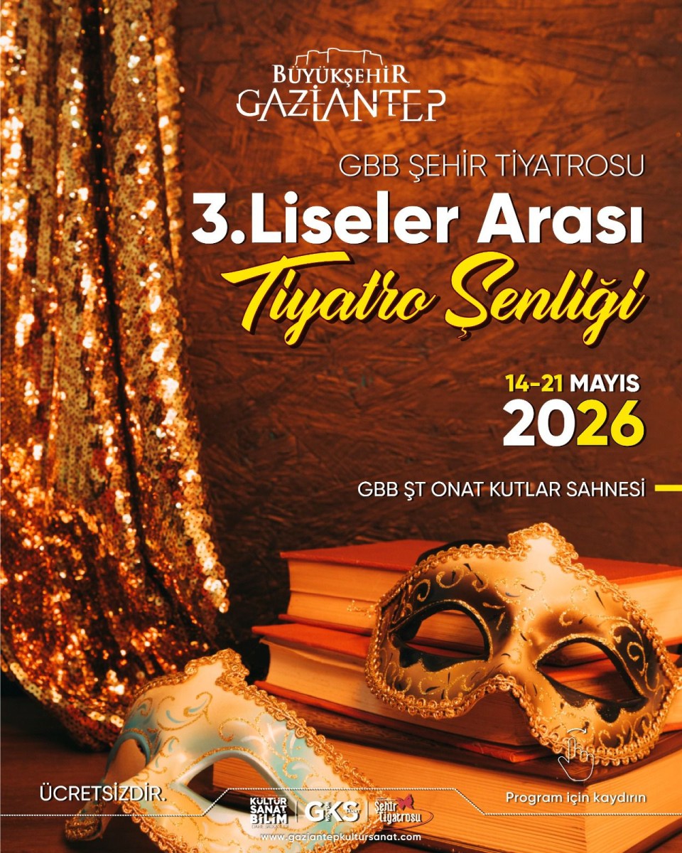 3. Liseler Arası Tiyatro Şenliği.