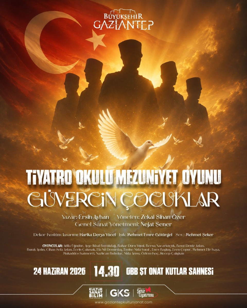 GBB Şehir Tiyatrosu Tiyatro Okulu 'Güvercin Çocuklar ' Oyun Gösterimi.