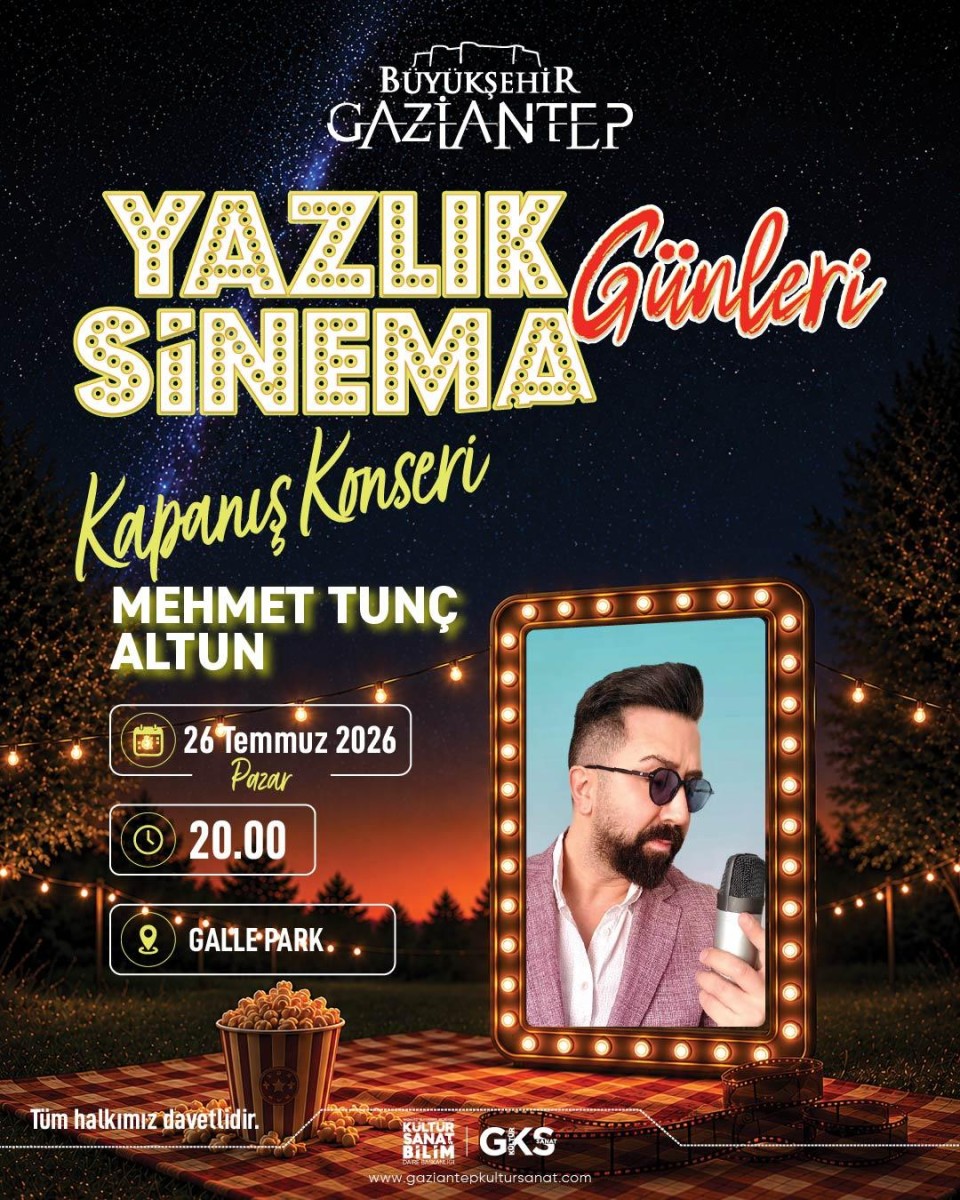Yazlık Sinema Günleri Kapanış Konseri Mehmet Tunç Altun