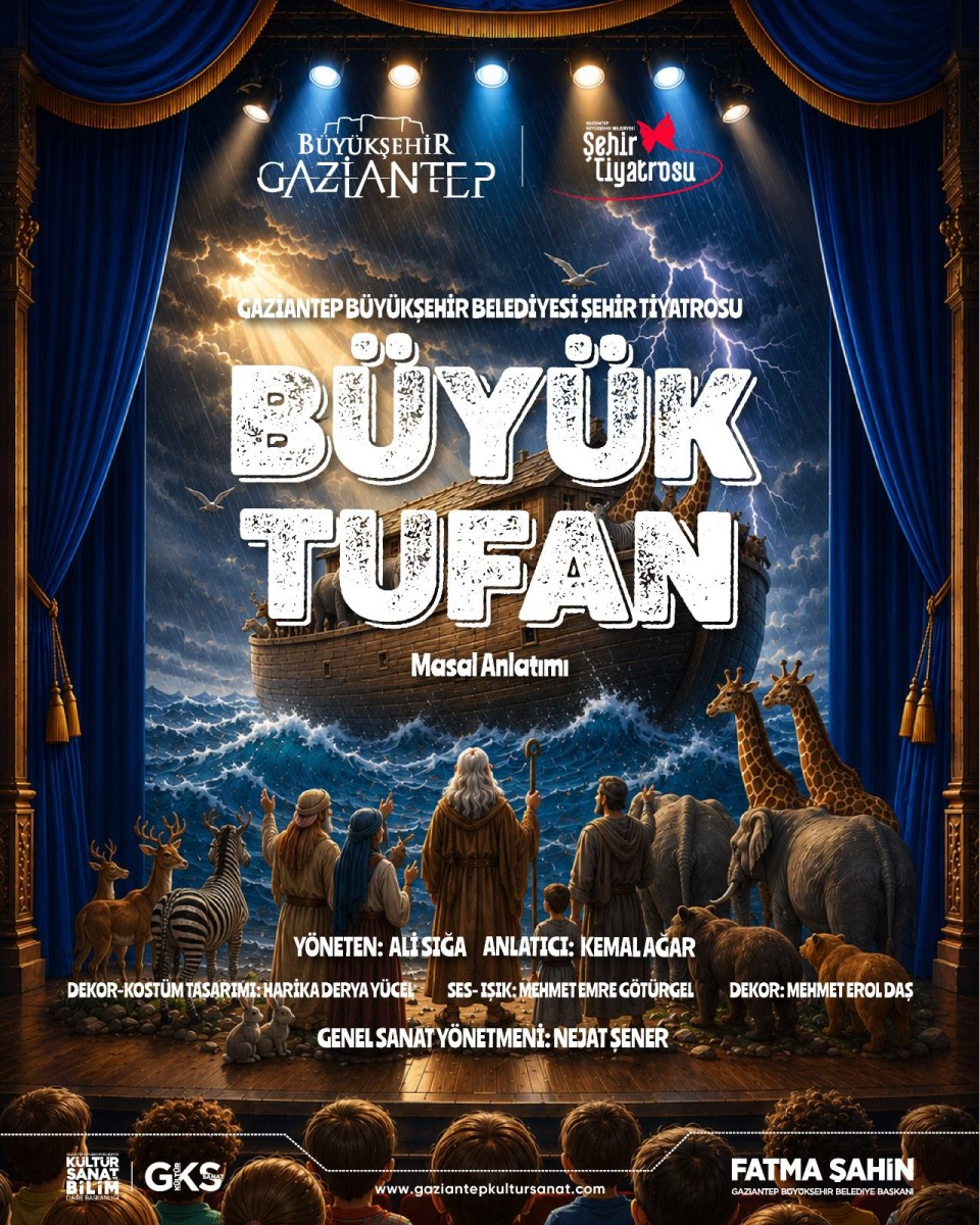 GBB Şehir Tiyatrosu 'Büyük Tufan ' Oyunu Gösterimi.