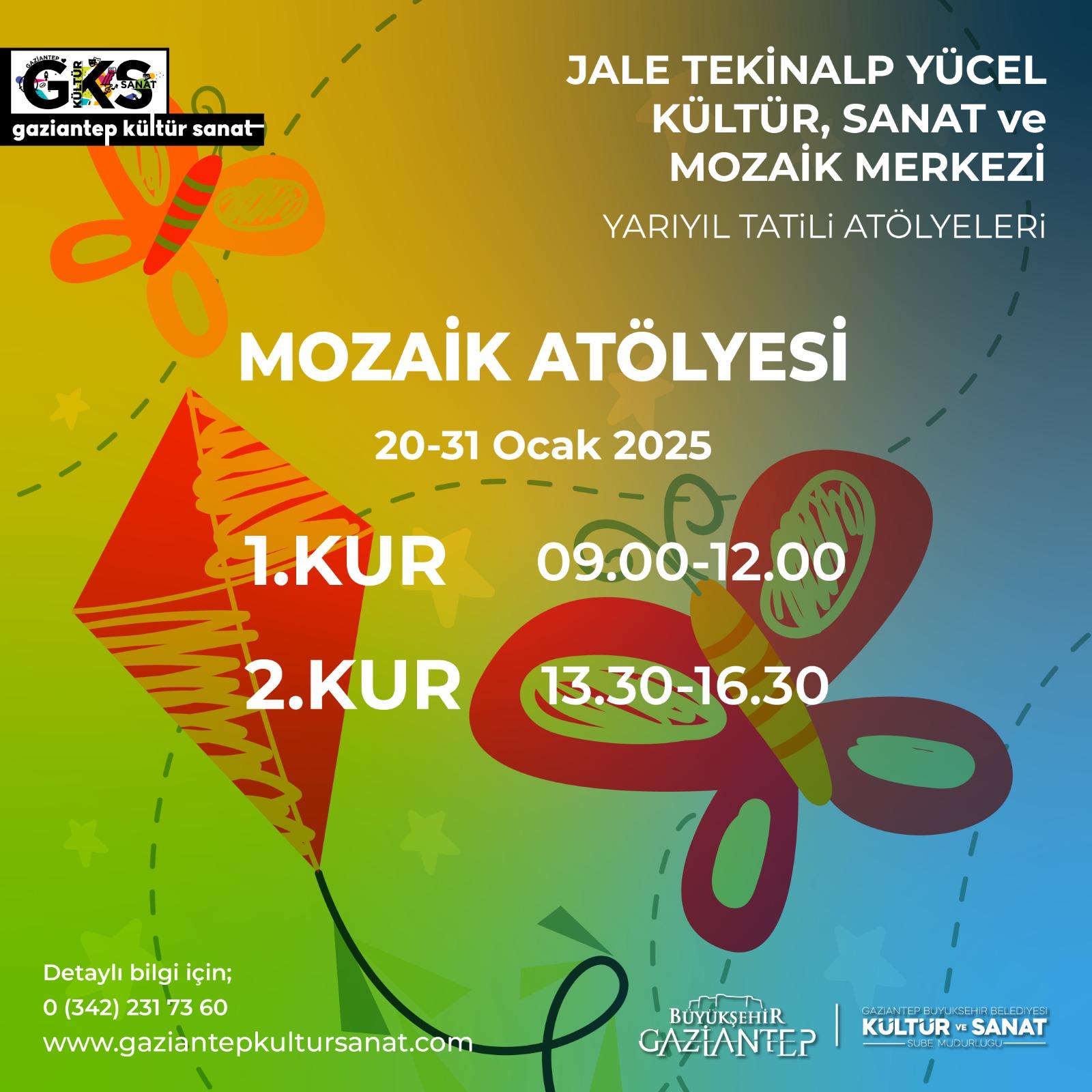 YARI YIL TATİLİ MOZAİK ATÖLYESİ