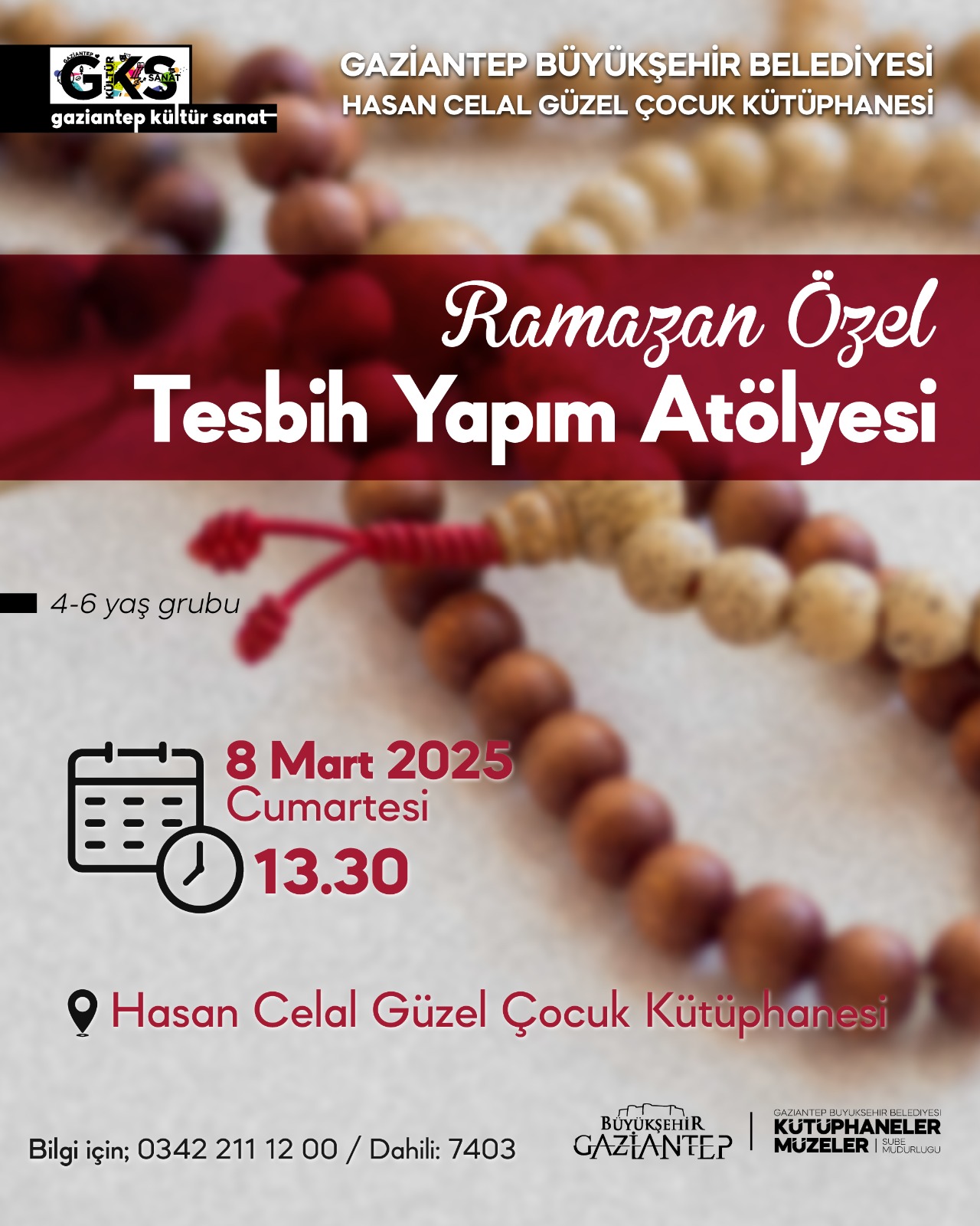 Ramazan'a Özel Tespih Yapım Atölyesi