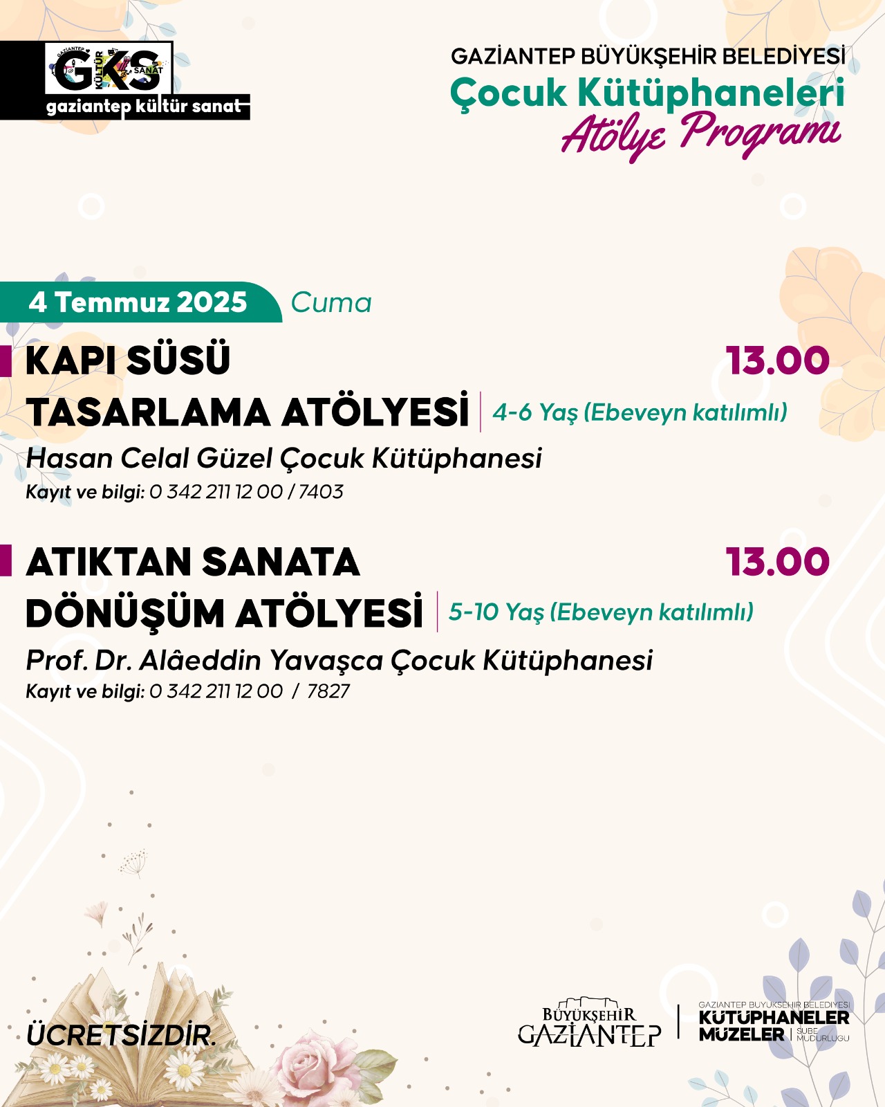 Atıktan Sanata Dönüşüm Atölyesi