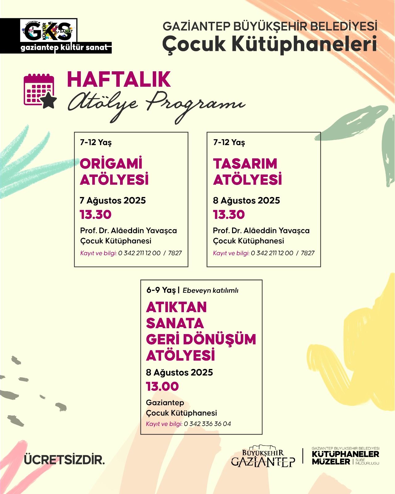 Atıktan Sanata Geri Dönüşüm Atölyesi