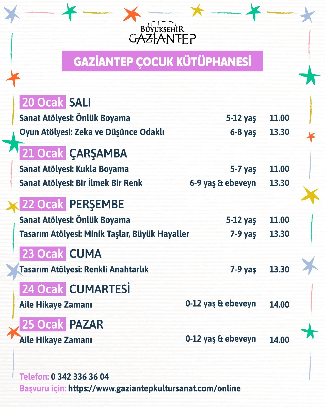 SANAT ATÖLYESİ: ÖNLÜK BOYAMA