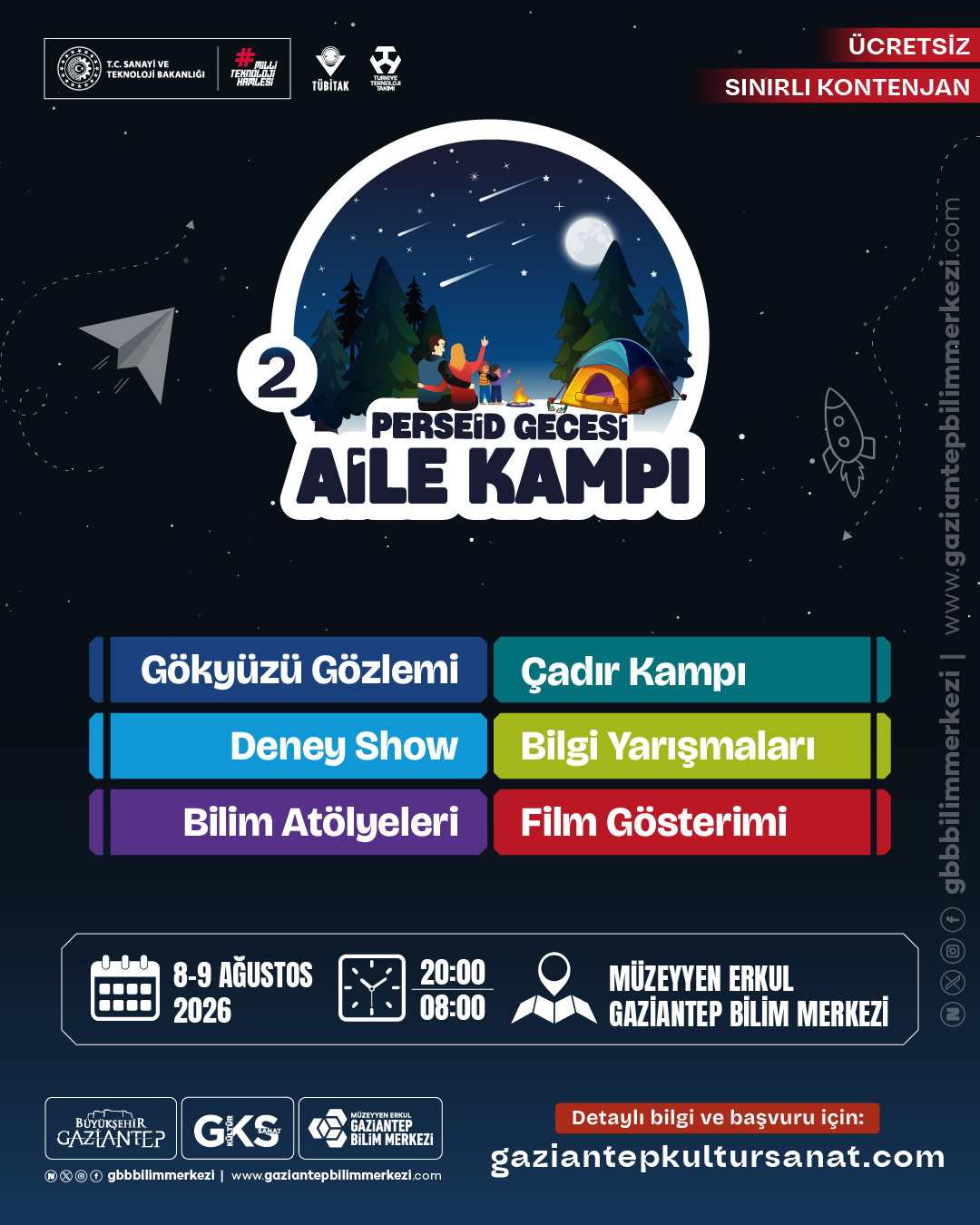 2. Perseid Gecesi Aile Kampı